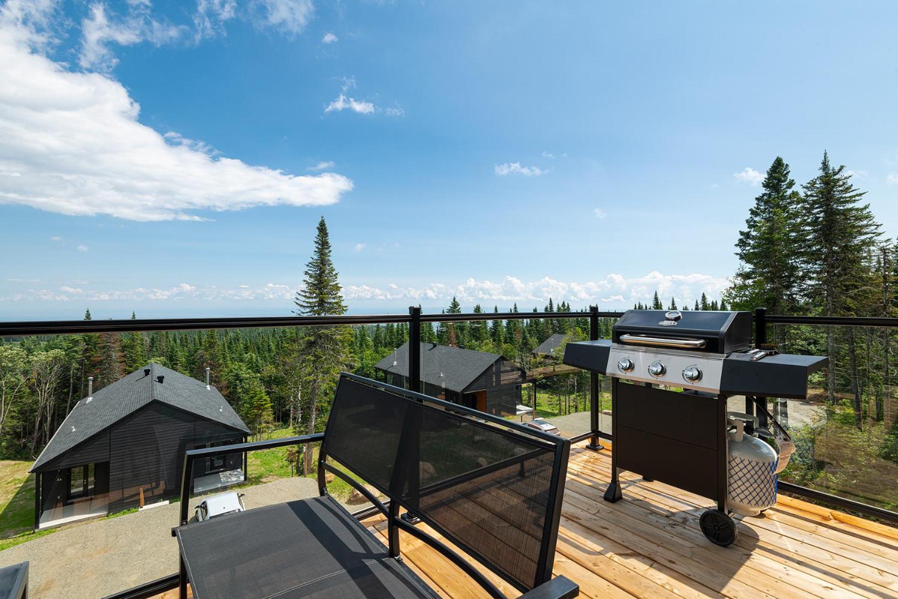Les Chalets Du Massif De Charlevoix Petite-Riviere-Saint-Francois Ruang foto