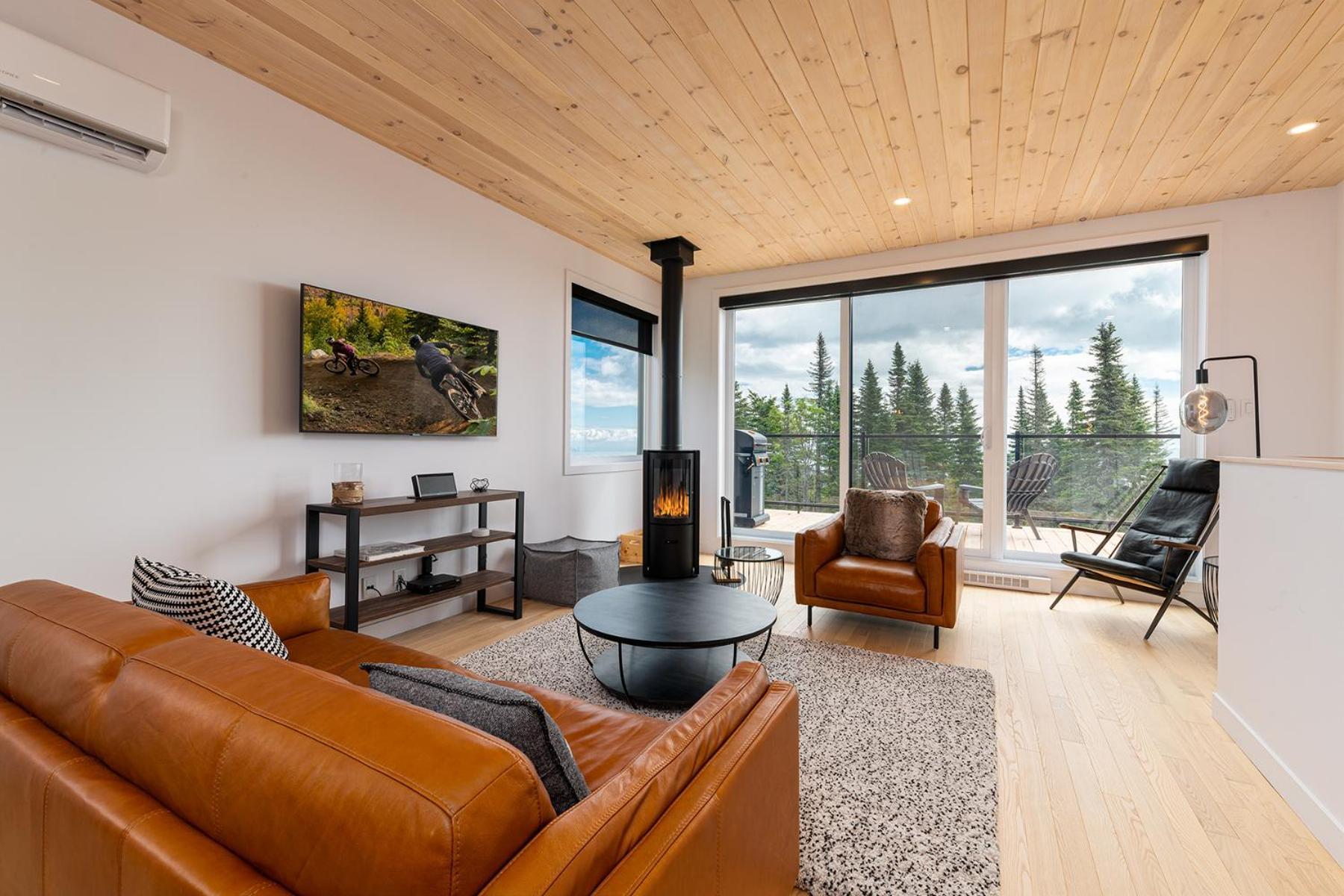 Les Chalets Du Massif De Charlevoix Petite-Riviere-Saint-Francois Ruang foto