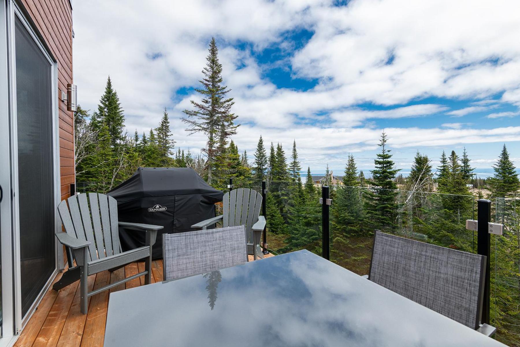 Les Chalets Du Massif De Charlevoix Petite-Riviere-Saint-Francois Ruang foto